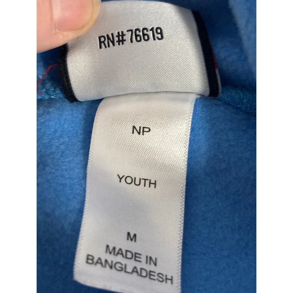 Badger Sport Youth Medium Blue Flood‎ City Elite Baseball Hoodie Long Sleeve